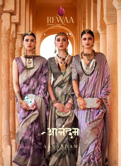 REWAA ANANDAM R-986 TO R-994 DESIGNER SAREE WHOLESALER IN INDIA